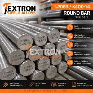 1.2083 Round Bars, X40Cr14 Round Bars