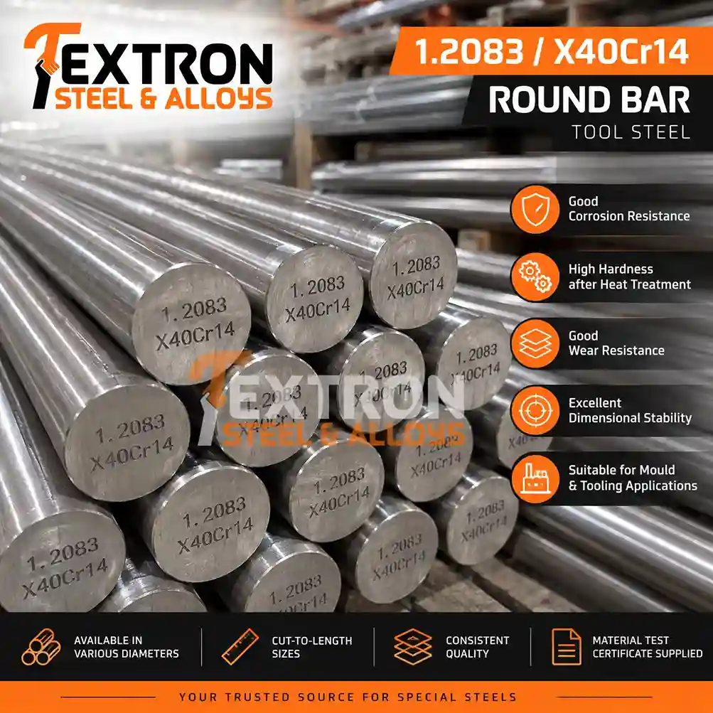 1.2083 Round Bars, X40Cr14 Round Bars