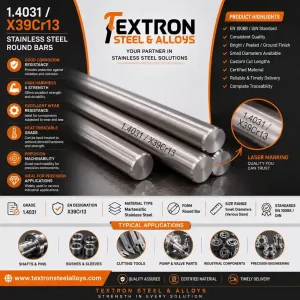 1.4031 Round Bars, X39Cr13 Round Bars