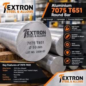 7075 T651 Round Bars