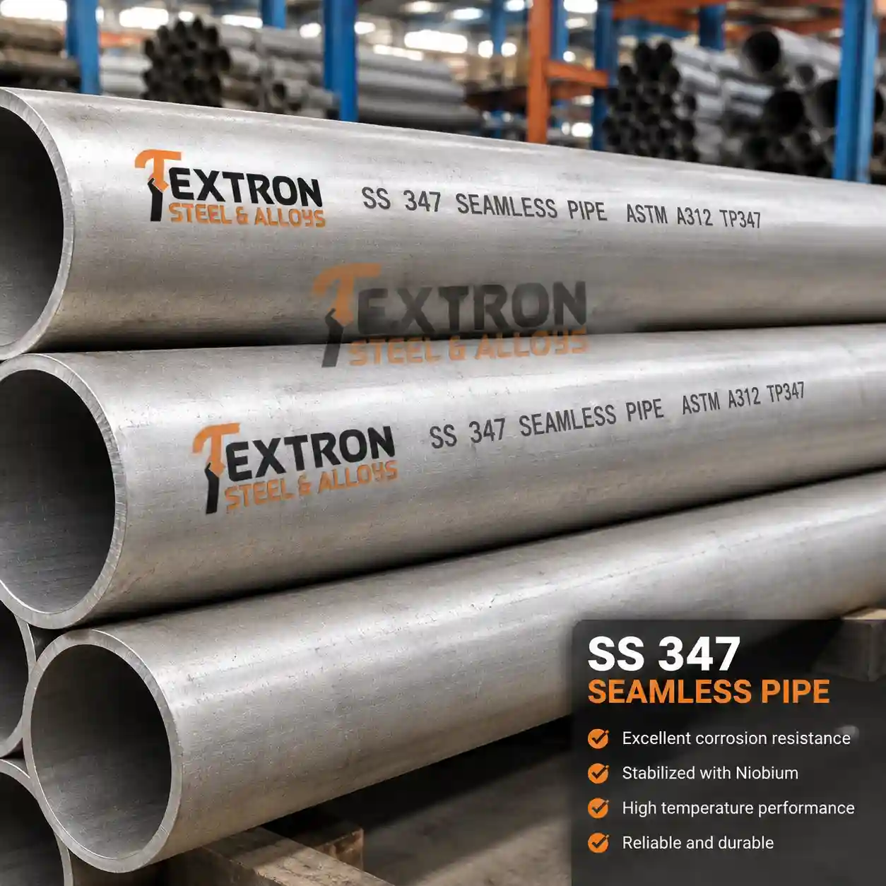 SS 347 Seamless Pipe
